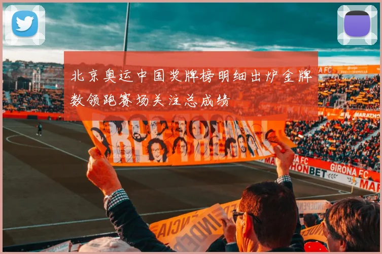北京奥运中国奖牌榜明细出炉金牌数领跑赛场关注总成绩